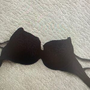 Black Lace Push-Up Bra - Women Intimates